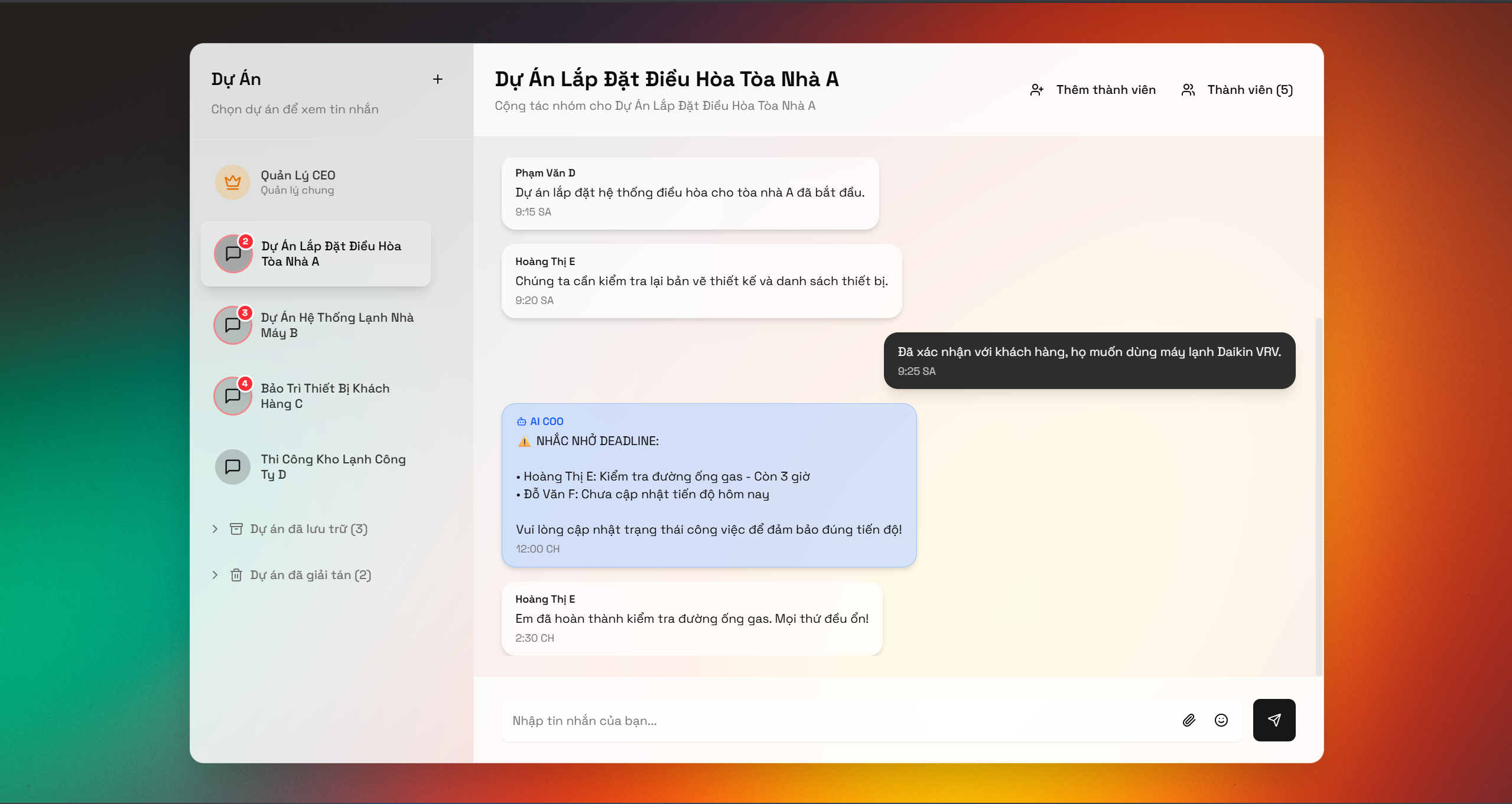Task Management - Project Progress 2